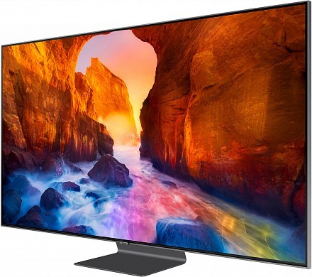 Телевизор Samsung 55 серия 9 4K Smart QLED TV 2019 Q90R серебряный"