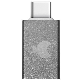 Адаптер moonfish USB-C на USB-A серый