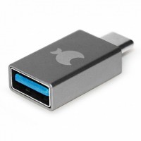 Адаптер moonfish USB-C на USB-A серый