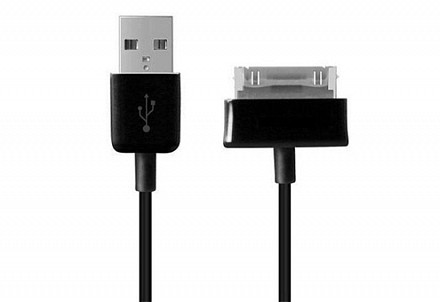 Кабель Deppa 30-pin на USB для Galaxy Tab/Note черный