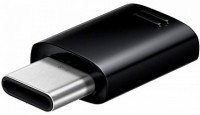 Переходник Samsung microUSB - USB Type-C, 3 шт. черный