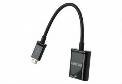 Переходник Samsung microUSB-USB черный