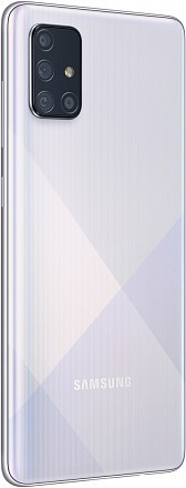 Смартфон Samsung Galaxy A71 128 ГБ серебристый